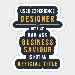 User Experience Design Sticker